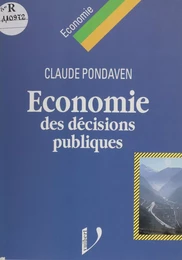 Économie des décisions publiques