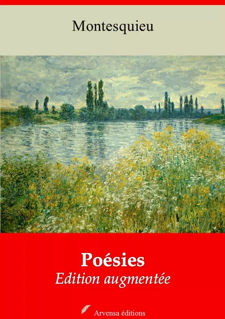 Poésies – suivi d'annexes - Charles de Montesquieu - Arvensa Editions