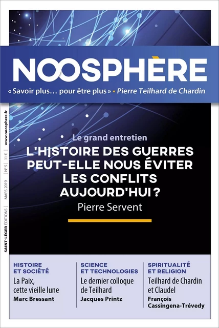 Revue Noosphère - Numéro 5 -  Association des Amis de Pierre Teilhard de Chardin - Saint-Léger Editions