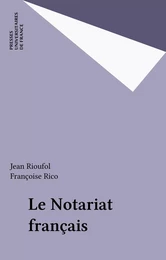 Le Notariat français