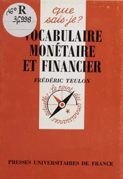 Vocabulaire monétaire et financier