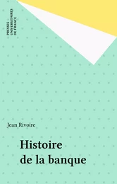 Histoire de la banque