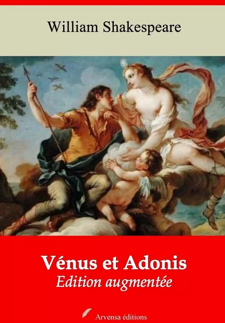 Vénus et Adonis – suivi d'annexes - William Shakespeare - Arvensa Editions