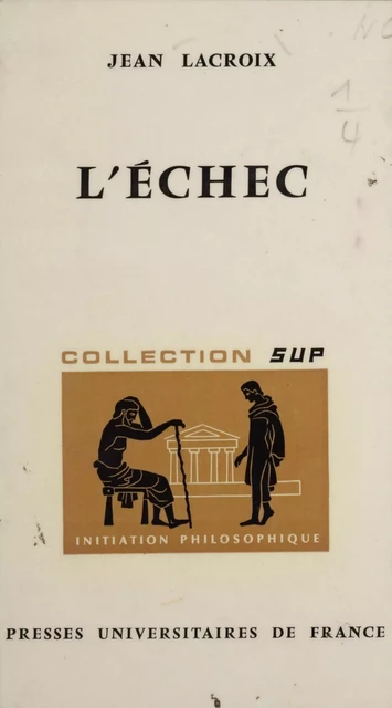 L'échec - Jean Lacroix - Presses universitaires de France (réédition numérique FeniXX)