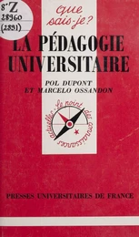 La pédagogie universitaire