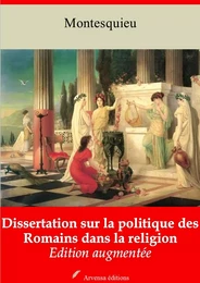 Dissertation sur la politique des Romains dans la religion – suivi d'annexes