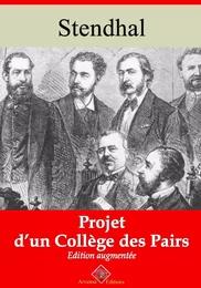 Projet d’un collège des pairs – suivi d'annexes