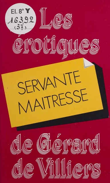 Servante maîtresse -  Miss Whip - Presses de la Cité (réédition numérique FeniXX)