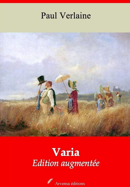 Varia – suivi d'annexes - Paul Verlaine - Arvensa Editions