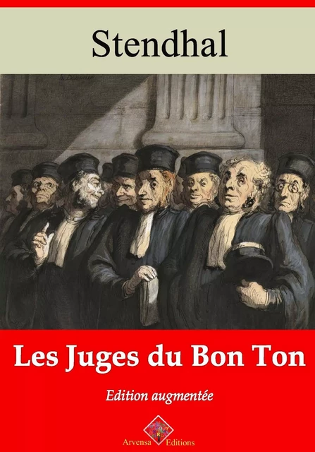 Les Juges du bon ton – suivi d'annexes -  Stendhal - Arvensa Editions