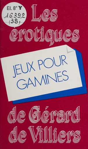 Jeux pour gamines - Marc-Antoine Gauthier - Presses de la Cité (réédition numérique FeniXX)