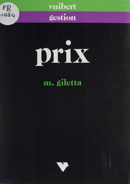 Prix - Maryse Giletta - Vuibert (réédition numérique FeniXX)