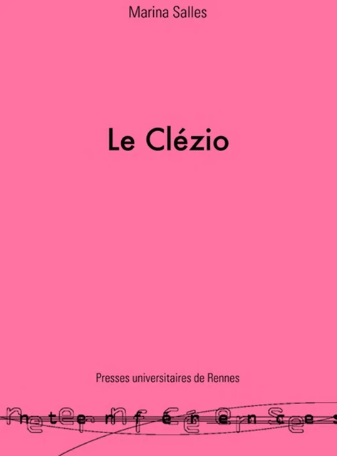 Le Clézio - Marina Salles - Presses universitaires de Rennes