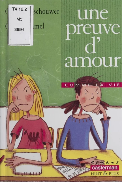 Une preuve d'amour - Olivier de Vleeschouwer - Casterman (réédition numérique FeniXX)