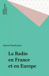 La Radio en France et en Europe