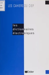 Les Dictionnaires électroniques