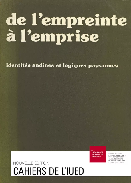 De l’empreinte à l’emprise -  - Graduate Institute Publications