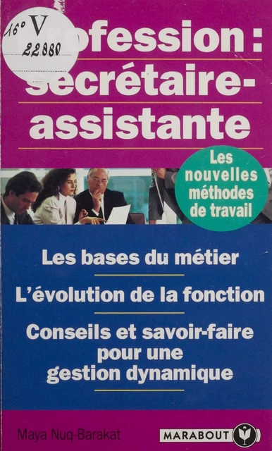 Profession secrétaire-assistante - Maya Nuq - Marabout (réédition numérique FeniXX)