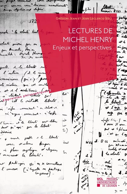 Lectures de Michel Henry -  - Presses universitaires de Louvain