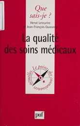 La Qualité des soins médicaux