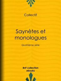 Saynètes et monologues