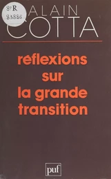 Réflexions sur la grande transition