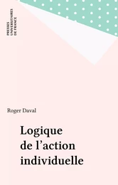 Logique de l'action individuelle