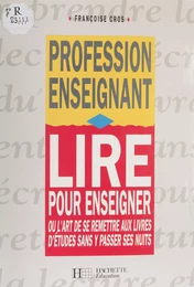 Lire pour enseigner