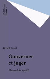 Gouverner et juger