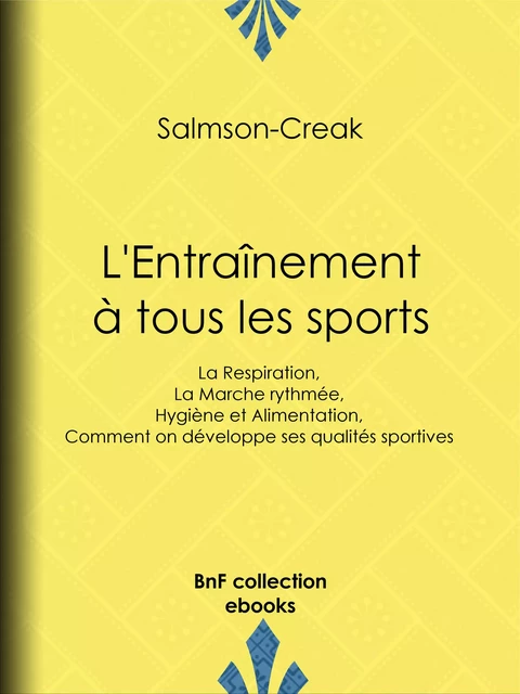 L'Entraînement à tous les sports -  Salmson-Creak - BnF collection ebooks