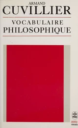 Vocabulaire philosophique