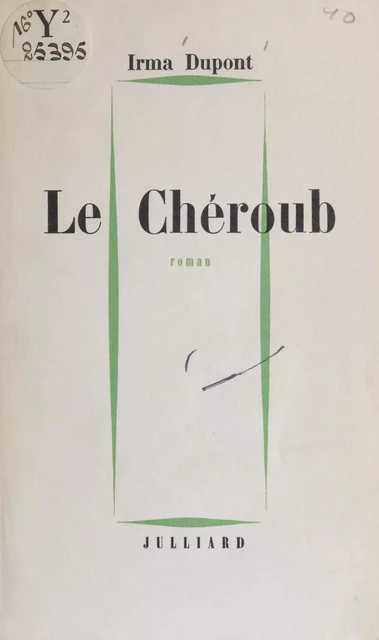 Le Chéroub - Irma Dupont - (Julliard) réédition numérique FeniXX