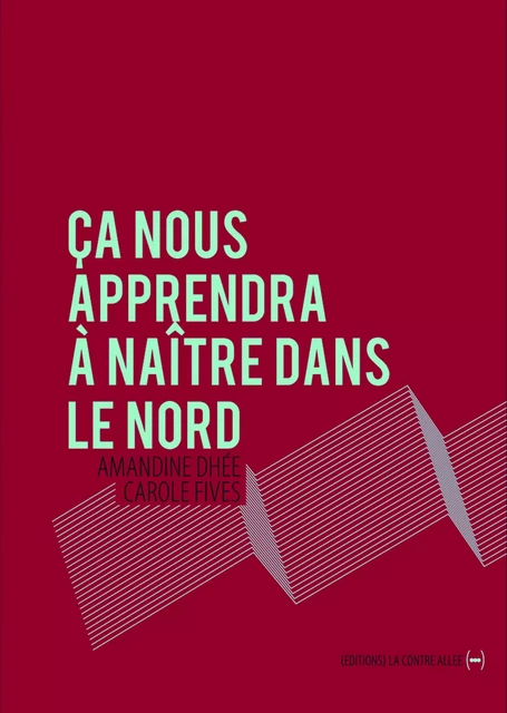 Ça nous apprendra à naître dans le Nord - Amandine Dhée, Carole Fives - La Contre Allée