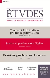 Revue Etudes : Justice et pardon dans l'Eglise