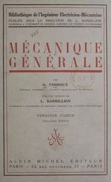 Mécanique générale