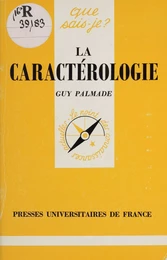 La Caractérologie