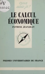 Le Calcul économique