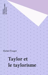 Taylor et le taylorisme