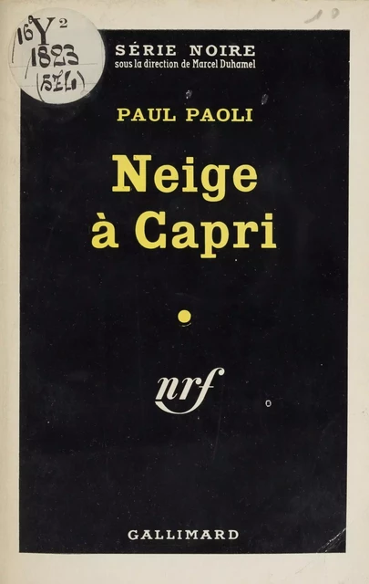 Neige à Capri - Paul Paoli - Gallimard (réédition numérique FeniXX)