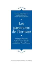 Les paradoxes de l'écriture