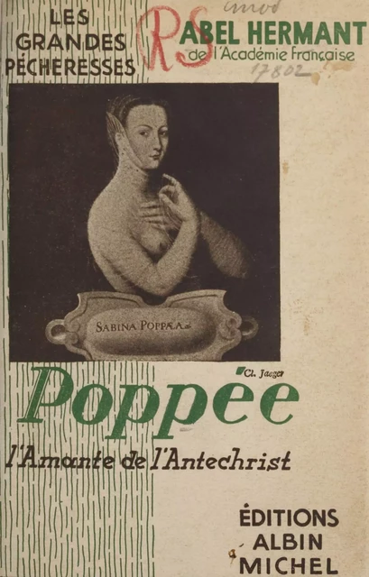 Poppée - Abel Hermant - Albin Michel (réédition numérique FeniXX)