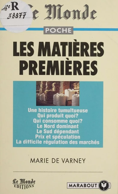 Les matières premières - Marie de Varney - (Marabout) réédition numérique FeniXX