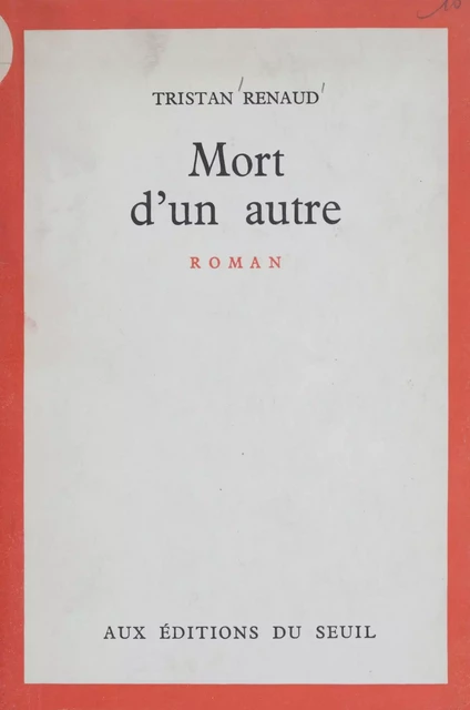 Mort d'un autre - Tristan Renaud - Seuil (réédition numérique FeniXX)