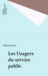 Les Usagers du service public