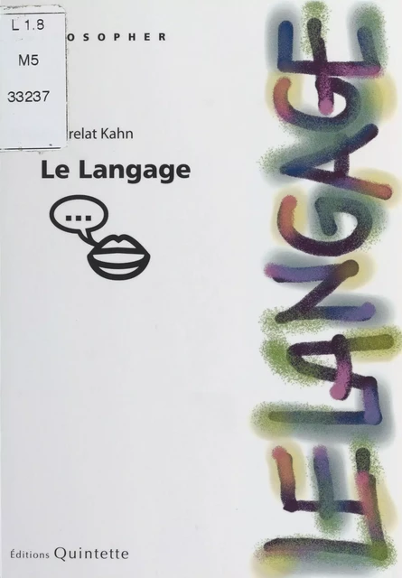 Le Langage - Brigitte Frelat-Kahn - FeniXX réédition numérique