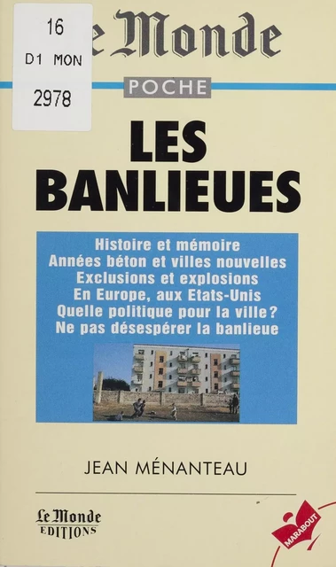 Les banlieues - Jean Ménanteau - Marabout (réédition numérique FeniXX)