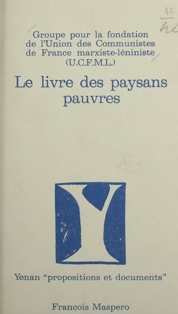 Le livre des paysans pauvres -  Anonyme - La Découverte (réédition numérique FeniXX)