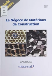 Le Négoce de matériaux de construction