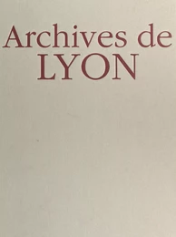 Archives de Lyon