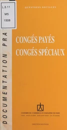 Congés payés, congés spéciaux